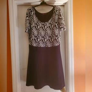 Back and white dress